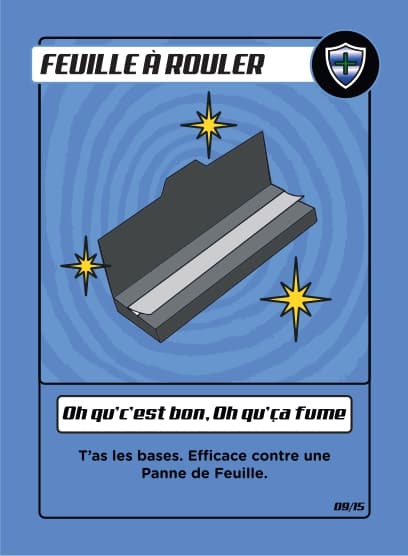 Feuille à rouler